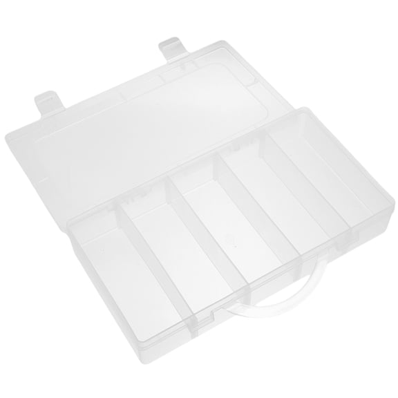 MLINS Stackable Handicraft Storage Box 23.4x15.8cm Transparent