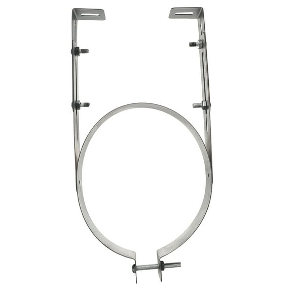 MLINS Stainless Steel Adjustable Chimney Pipe Bracket 6 Inch Wall Mount Holder For Chimney Extension Stove Pipe Hanger Wall Support