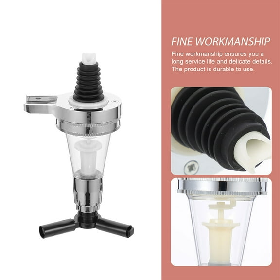 GAXIRE Commercial Beverage Dispenser Transparent 1Set 6.3X3.1X3.1in