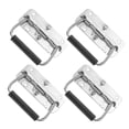 thumbnail image 1 of MLINS Stainless Steel Carrying Handle for Luggage Tool Boxes Silver Comfortable Foldable Design Wide Application, 1 of 8