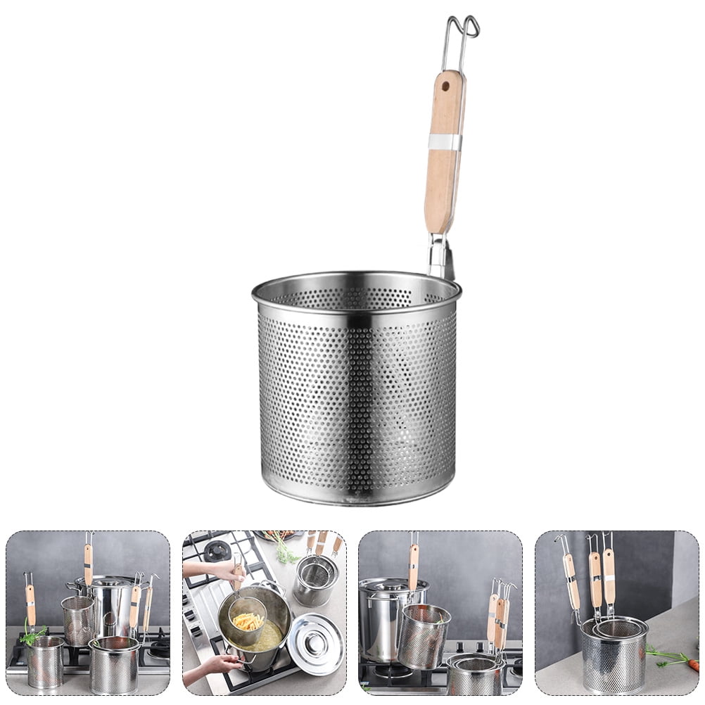 MLINS Stainless Steel Colander Strainers Mesh Skimmer Spoon Filter ...