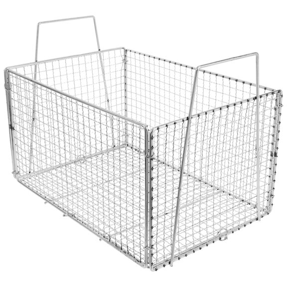 MLINS Stainless Steel Draining Basket Washing Basket Kitchen Strainer Basket Oil Filtering Basket