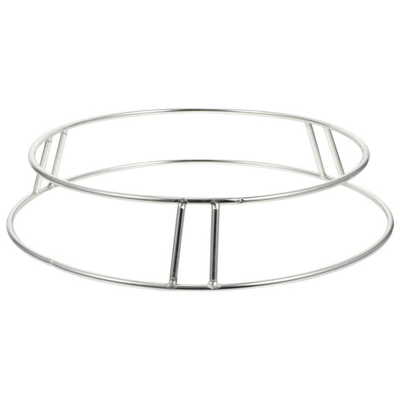 MLINS Stainless Steel Pot Rack Air Fryer Wok Holders Silver