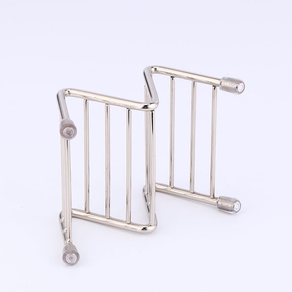 MLINS Stainless Steel Taco Rack for Tacos, Burritos, and Hot Dogs - Ideal for Parties, Outdoor Use, Size 1 Grid Holder