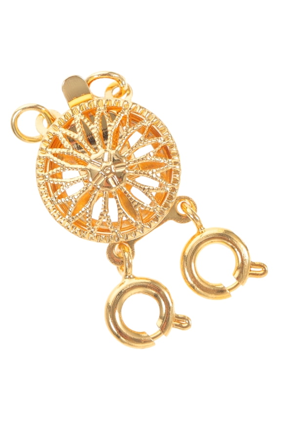 Stand Singles Necklace Layered Buckle Layering Connector Miss