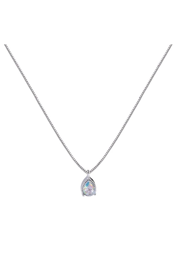 MLINS  Statement Necklace Cubic Zirconia Necklaces for Women Miss Bride