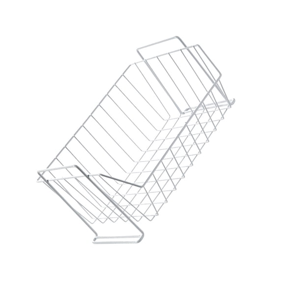 FELTECHELECTR Snack Basket White Iron 1Set 11.8x7.9x7.1in