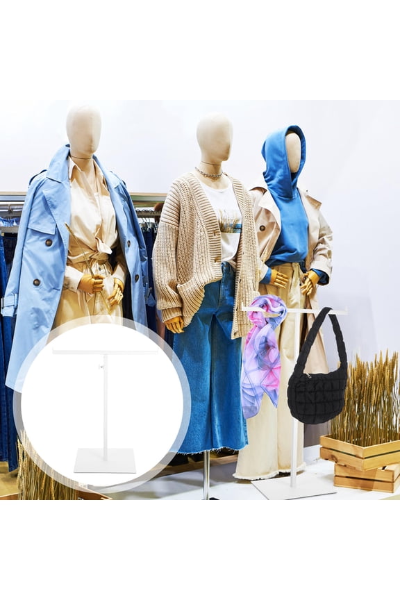 Sturdy Stainless Steel Bag Holder for Home White Multi-Functional Adjustable 7.8 Inches