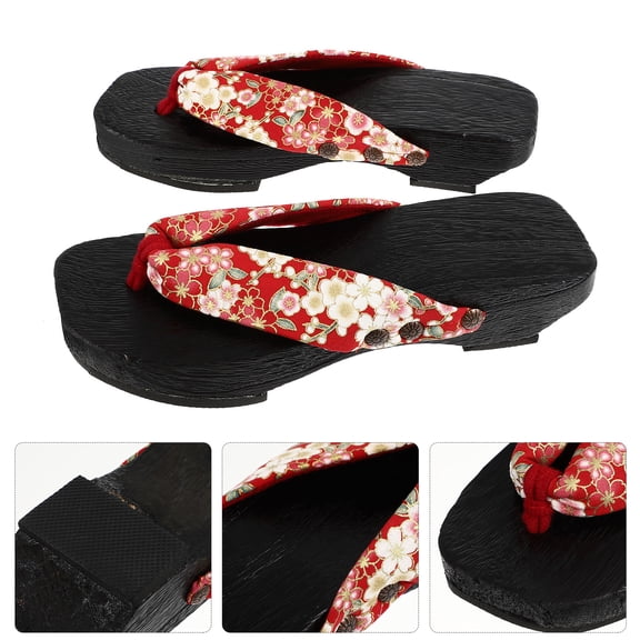 MLINS Stylish Lady Clogs with Highquality Cloth and EVA for Women Red Color Comfortable Walking Shoes