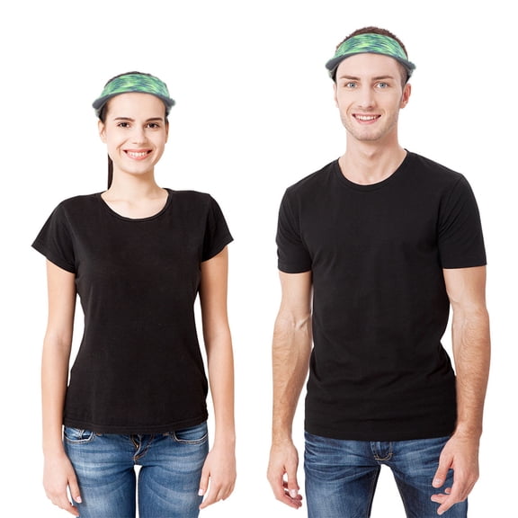 MLINS Summer Visor Hat Peaky Sun Protection Cap Brim Hat Miss 25×17×0.2CM Green