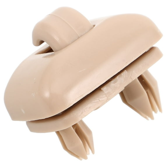 MLINS Visor Clip Holder Beige Plastic Easy Installation for Makeup Mirror Sunshade and Hook Spacesaving Design