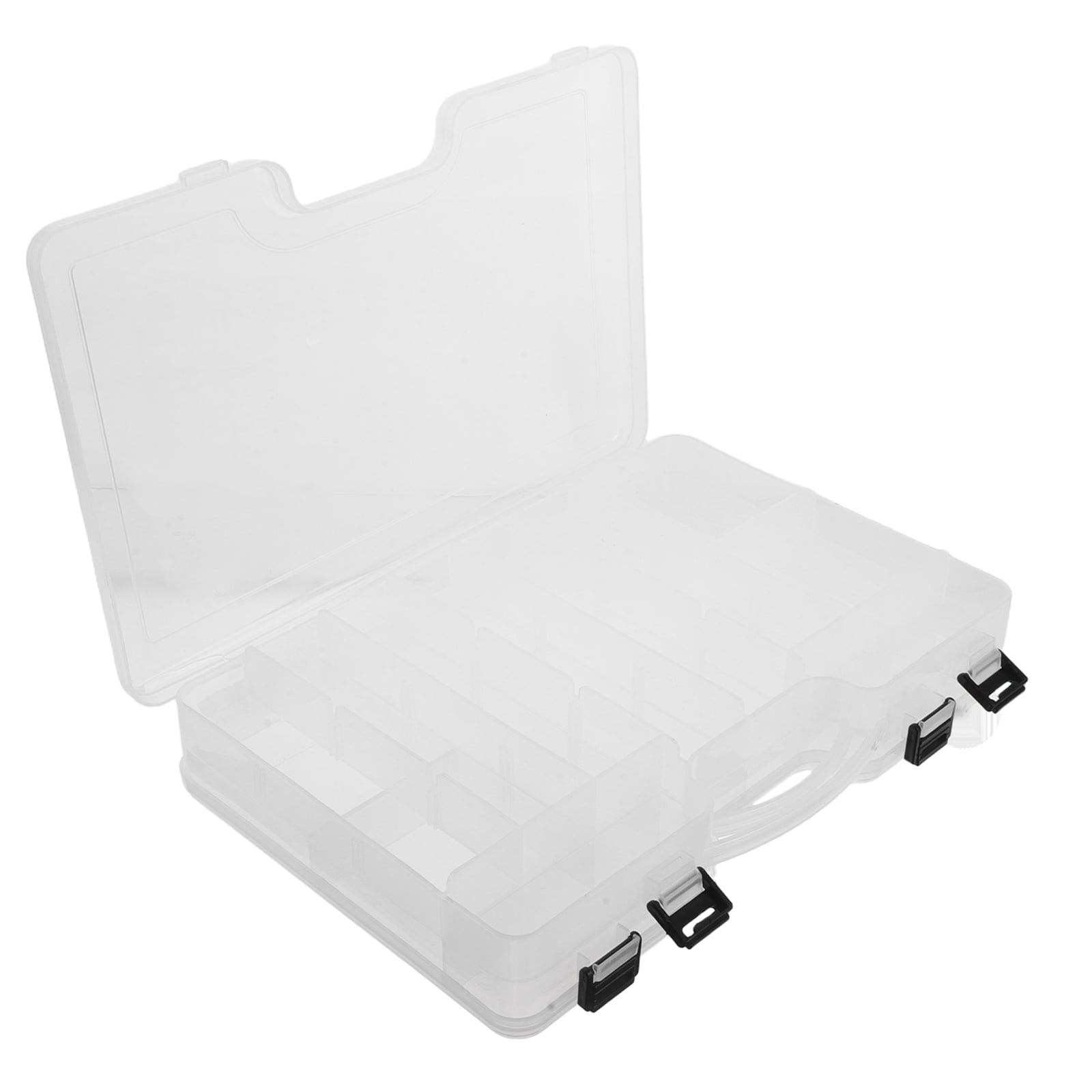 MLINS Table Foot Cushion Tennis Fishing Storage Box Transparent Tackle