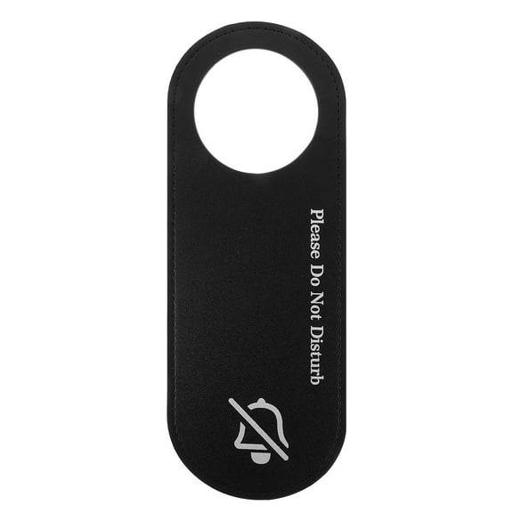 YUYUETIME Do Not Disturb Sign Hanging Acrylic Black 1Pack