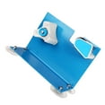 thumbnail image 1 of KONTONTY Blue Desktop Tape Cutter with Serrated Blade for Home Use Efficient Packing Tool Made of Iron and Plastic 7.5 Inches, 1 of 8