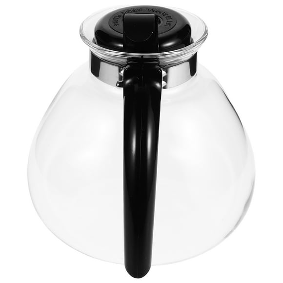 MLINS Heavy Duty Whistling Kettle with Heat Resistant Glass for Stove Top 1 Set Retro Style Kitchen Decor for Coffee and Tea Brewing