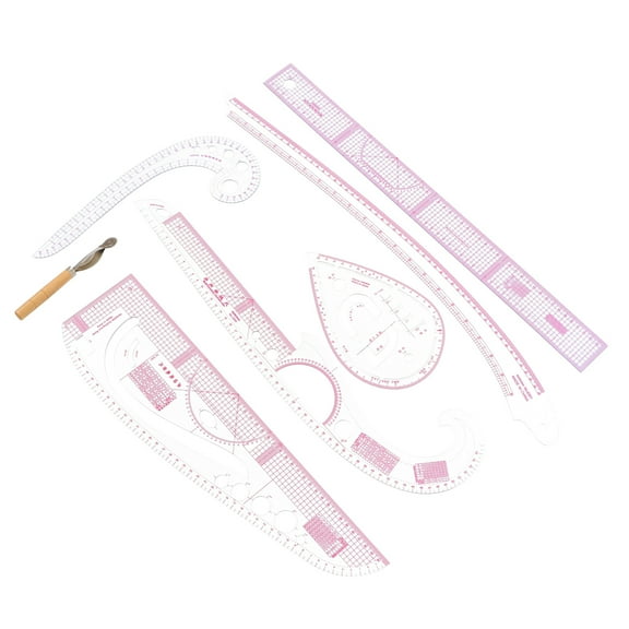 Professional Sewing Tools Curved Ruler for Clothing Tailor Ruler Set of 1 Assorted Color