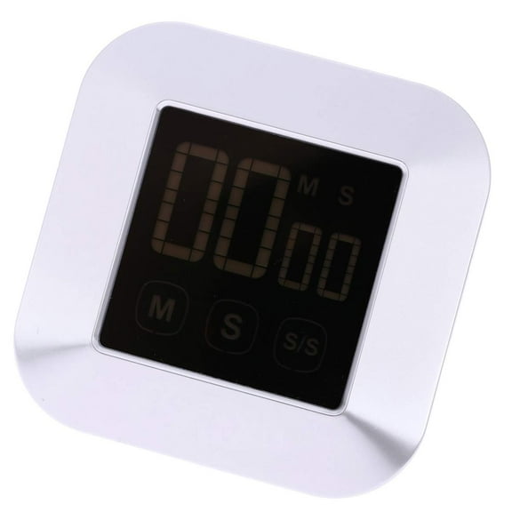 MLINS Touch Screen Digital Kitchen Timer Backlight Smart LCD Display Count Down Up Timer with Magnet