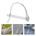 thumbnail image 1 of MLINS Trailer Hitch Lock Pin for Home Stainless Steel Silver Wear Resistant Precision Craftsmanship, 1 of 8