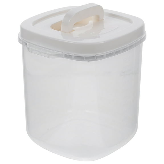 MLINS Transparent Airtight Rice Container 10 lbs for Packing Use with Lid in Kitchen Storage