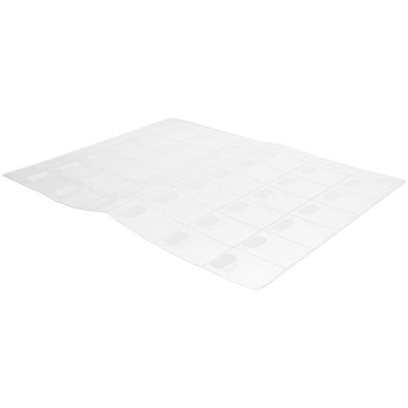 MLINS Transparent PVC Storage Bag for Organizing with 36 Grids Design Suitable for Buttons and Jewelry