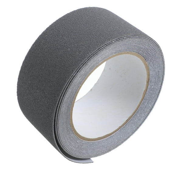 Milisten Traction Strips for Steps Grey Peva for Stairs and Floors 1 Roll 4.4x4.4x2in