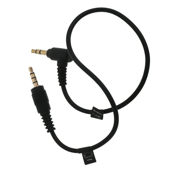 MLINS Multi-Function Trrs To Trs Headphone Adapter Cable 3.5mm Headset Adapter Cable For Computer Dslr Camera Phone