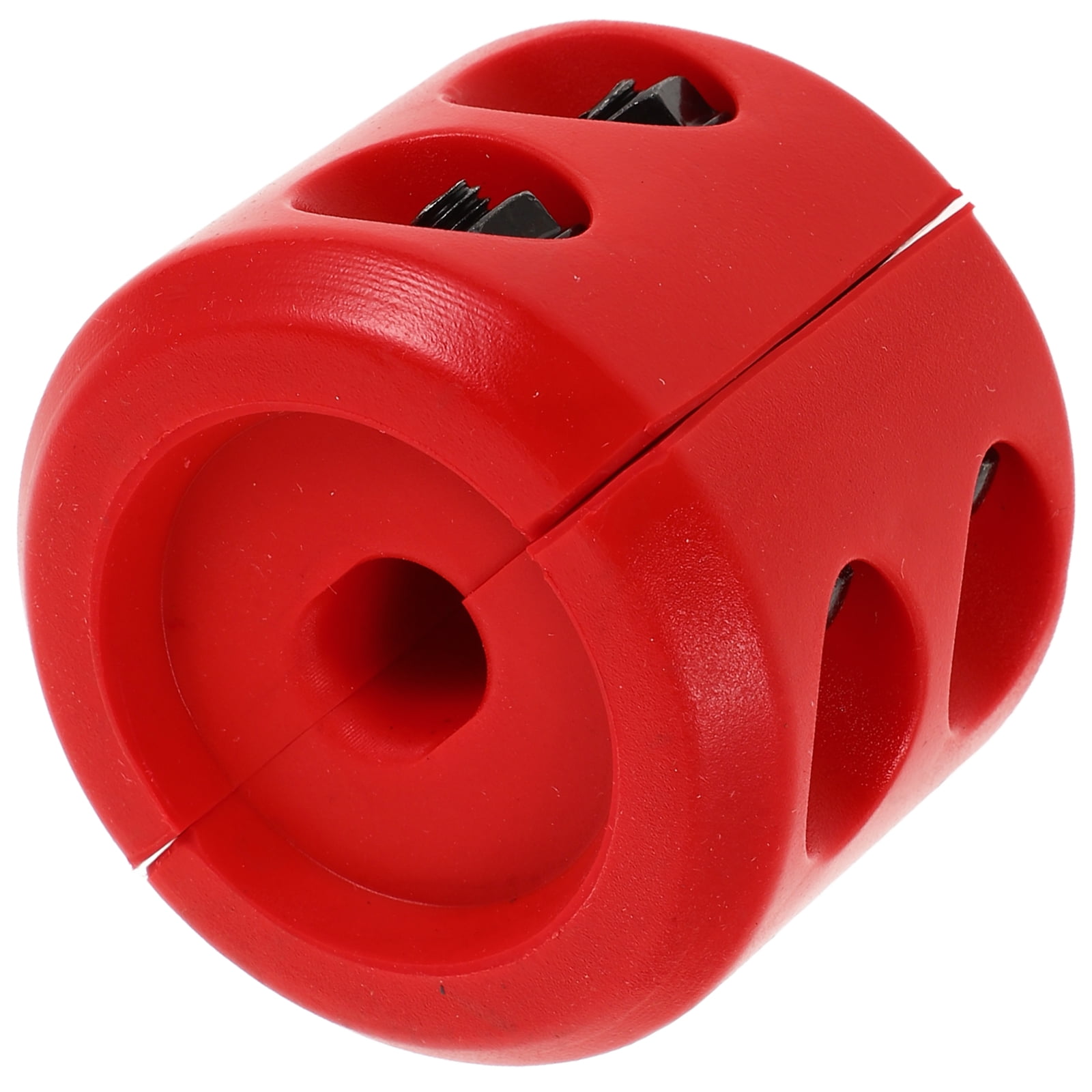 MLINS Truck Utv Atv Rubber Winch Cable Stopper for Wire Flash Headband Twist Red