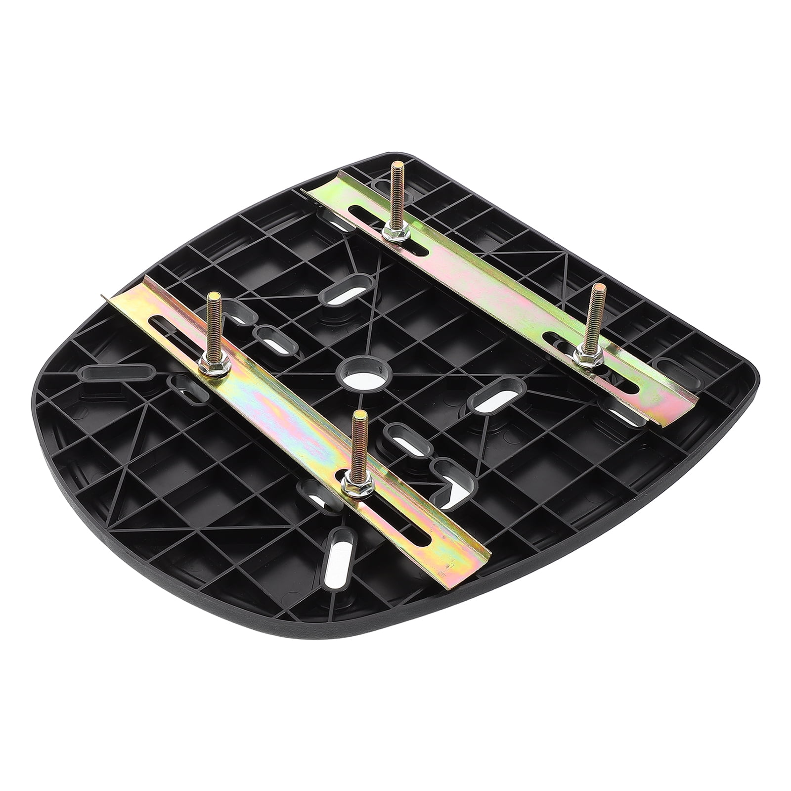 MLINS Trunk Base Motorcycle Rear Luggage Rack Scooter Slider Bracket Black