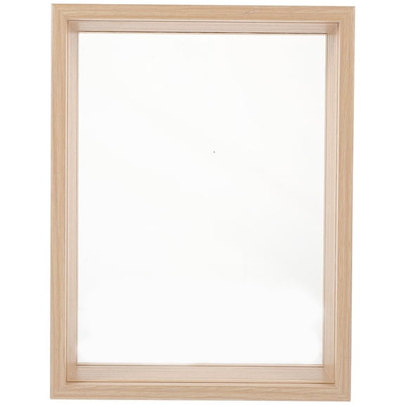 MLINS Wooden Dried Flower Frame for DIY Use Lightweight and Elegant Design with Khaki Color 8x10 Inch