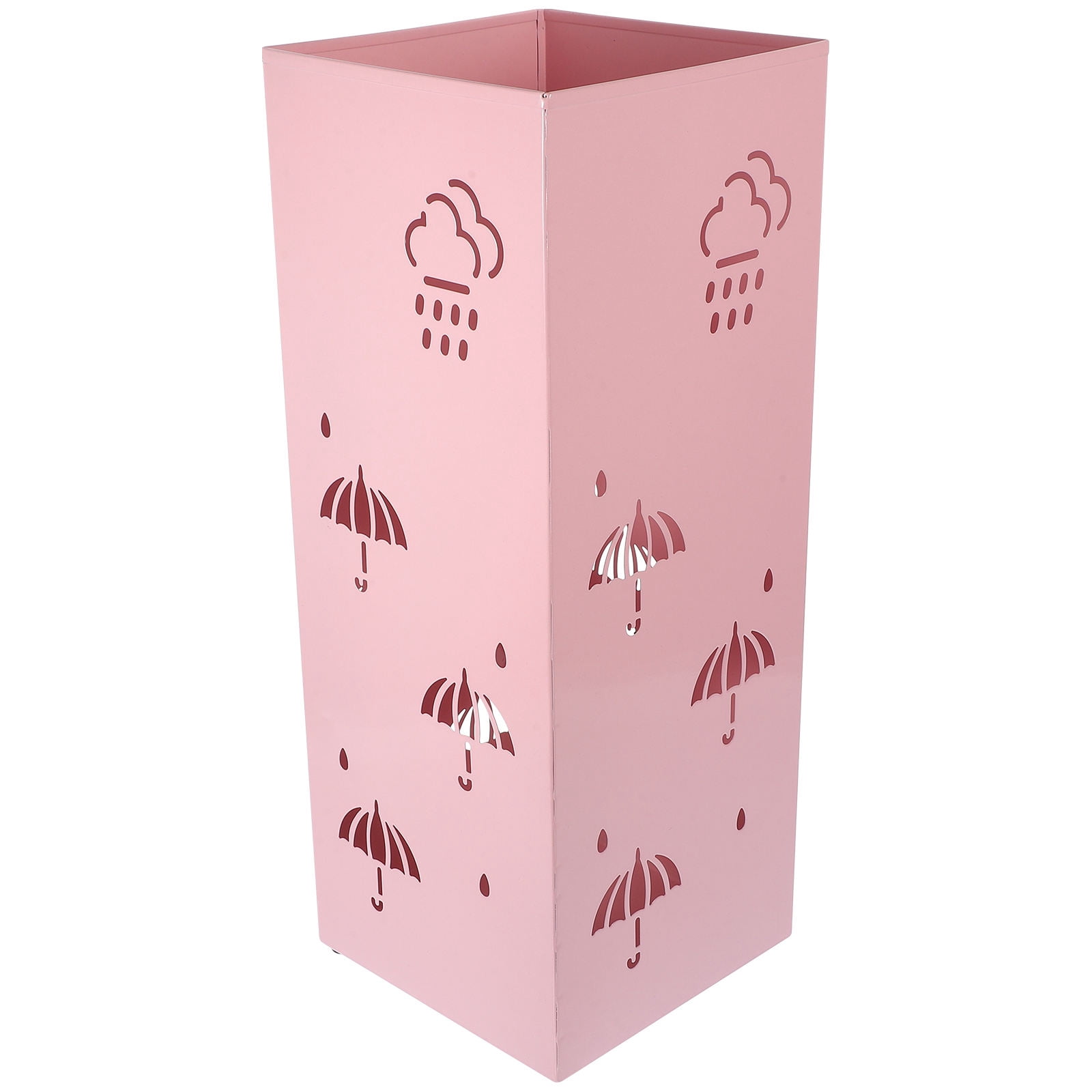 MLINS  Umbrella Storage Bucket Deck Clamp Holder for Entryway Pink