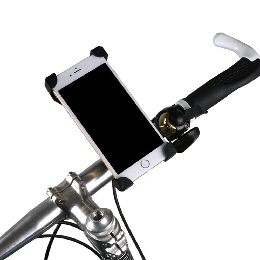 Bicycle Small Clamp Handlebar Mount & Strong Grip Holder for iPhone 7 Plus (5.5) (sku 58050)