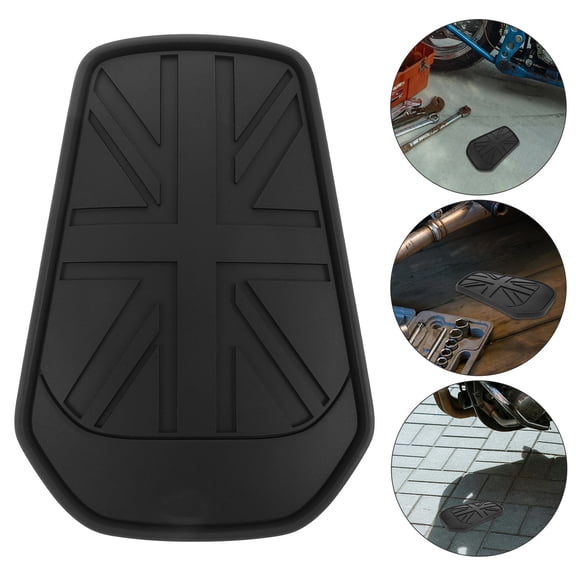 YUYUETIME Motorcycle Tank Protector Sticker Black Plastic 1Set Anti-Slip Scratch-Resistant