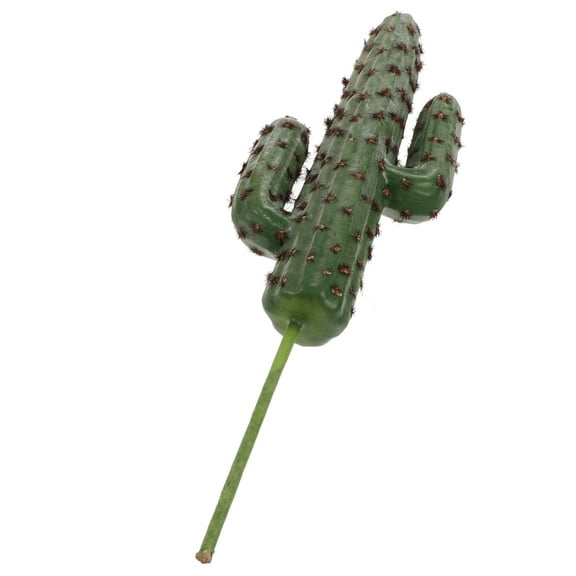 MLINS Unpotted Cactus Fake Saguaro Decoration Faux Plant Office Green