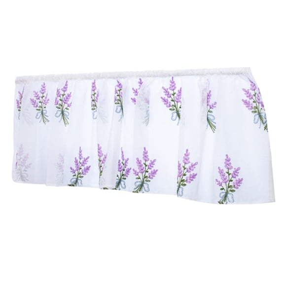 MLINS Valance Embroidery Cover Short Curtain Elegant Fashion Blackout