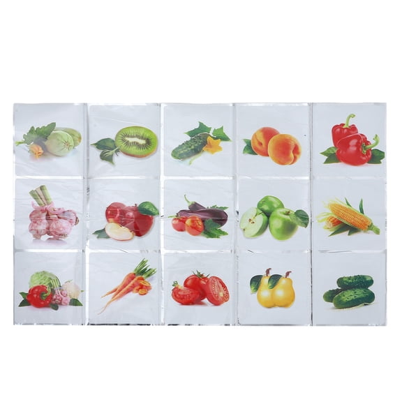 MLINS Vegetable Fruit Kitchen Stickers Anti-oil Paste Waterproof Removable Wall Stickers Decals Wallpaper Tile Decor