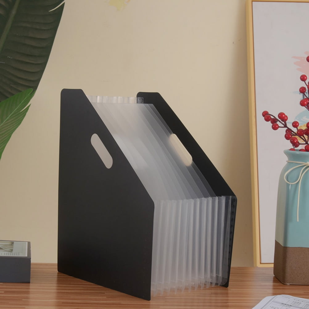 MLINS Vertical Folder Large Capacity File Holder Telescopic Organizer ...