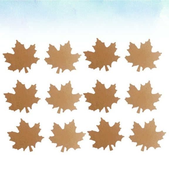 MLINS Vintage Chocolate Paper Gift Tags with Prepunched Holes for Fall Decor and Baking Store 100pcs