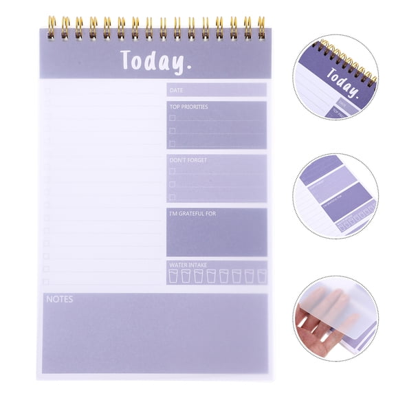 FONWILYO Daily Planning Notepad Paper 1 Set 8.3X5.5X0.4In