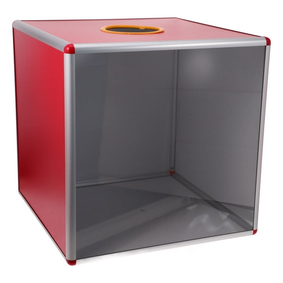 MLINS Voting Box Raffle Single Side Clear Ticket Storage Box