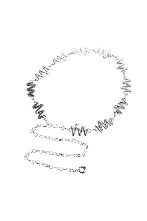 Waistband Belts for Dresses Metal Chain Bride Miss