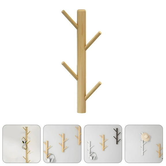 MLINS Wall Coat Hanger Coats Mounted Rack Hanging Design Hook