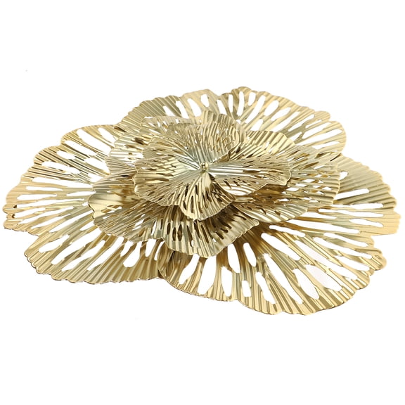FOMIYES Golden Metal Wall Decor for Living Room, 1 Pack Stylish Modern Home Decoration