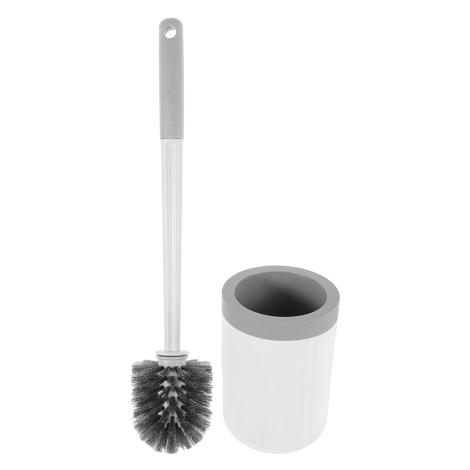 MLINS Wall Mounted Toilet Brush With Holder Long Handle Brush Bathroom Cleaning Rv Toilet Bowl Brush For Home Office Hotel Use