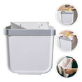 thumbnail image 1 of MLINS  Wall Mounted Trash Can Garbage Outdoor Collapsible Cans White, 1 of 8