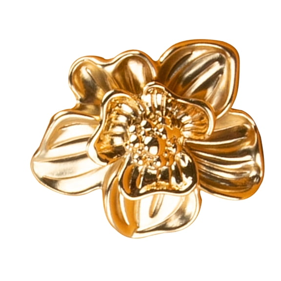 YUYUETIME Durable Zinc Alloy Golden Door Handle for Cabinet Dresser and Wardrobe Decoration