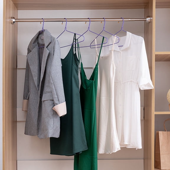 MLINS  Wardrobe Rod Extendable Clothes Rail Shower Drying Bathroom