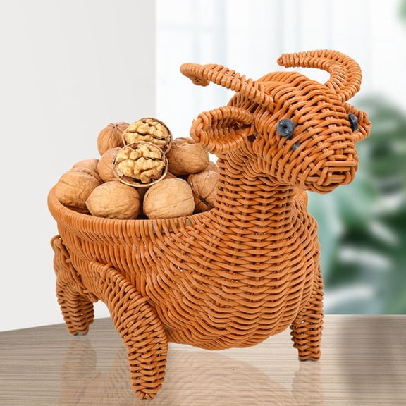Milisten Woven Baskets PP for Colleagues in Living Room 1Set 9.04X8.84X7.39in