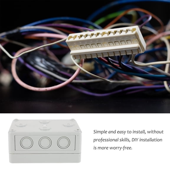 YUYUETIME Weatherproof Junction Box Abs 1Set For Diy Users