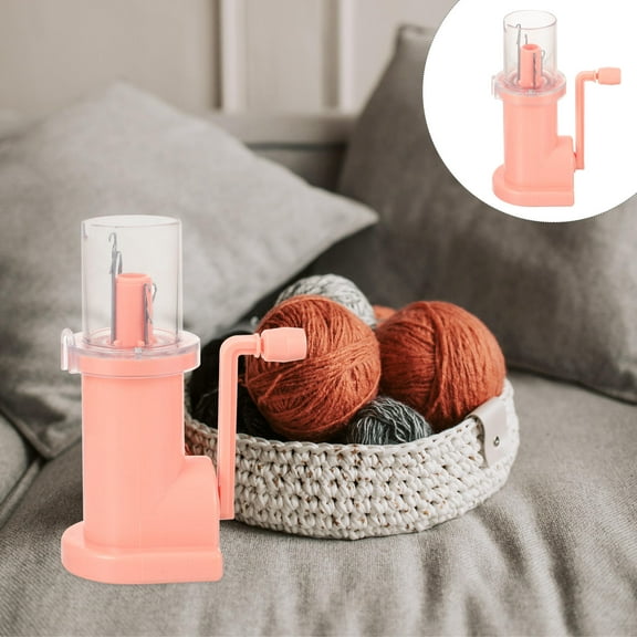 MLINS Weaving Knitting Tool and Easy Household Rope Knitter for Mini Sewing Loom Spool Machine Hand Operated Wool Winder for DIY Craft Home Projects