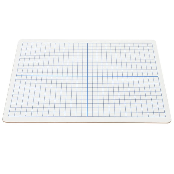 MLINS White Board Sheets Small Dry Erase Board with Grid Lines Double-Sided Portable Whiteboard Classroom White Boards for Students
